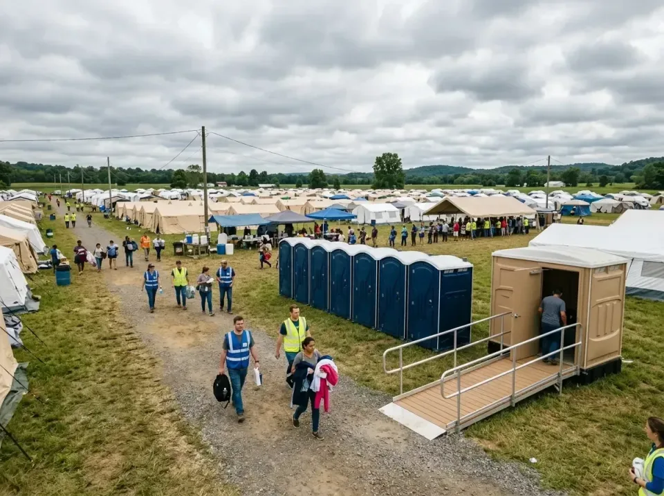 disaster-relief-camp-restrooms-010 — frequently asked questions, Dumpster & Portable Bathrooms Rental in Shelbina, MO